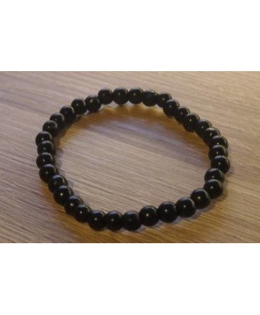 Náramok zo šungitových guličiek 6mm